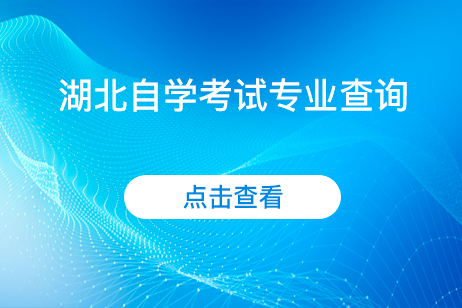湖北自学考试专业查询