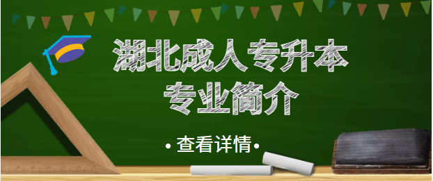 湖北成人高考专升本有什么专业参考